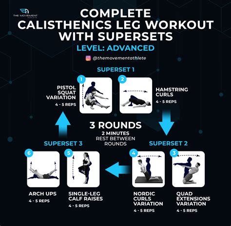 Calisthenics Routine Legs
