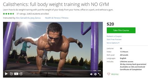 Calisthenics Udemy