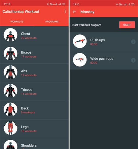 Calisthenics Workout App
