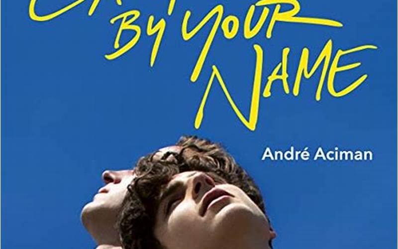 Call Me By Your Name Novel