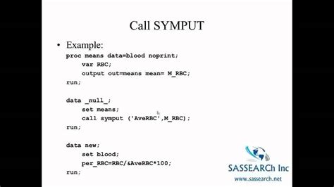 Details 41+ Call Symput With Pictures