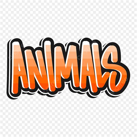 Calligraphy Animals Word