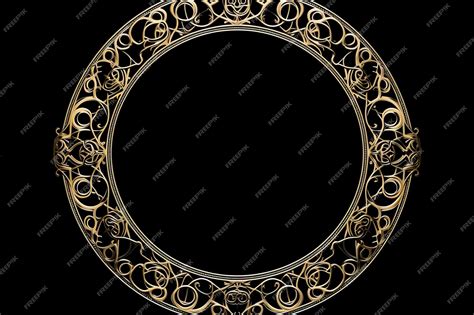 Calligraphy Border Circle