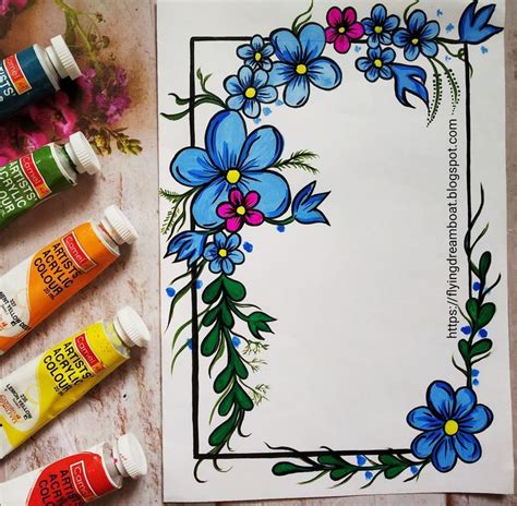 Calligraphy Border Design Drawing Easy