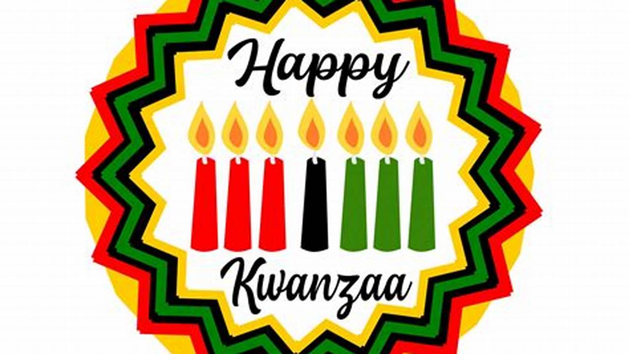 Calling Them On The Phone To Wish Them A Happy Kwanzaa., Free SVG Cut Files