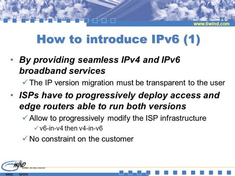 Calling Internet service providers (ISPs) to deploy IPv6