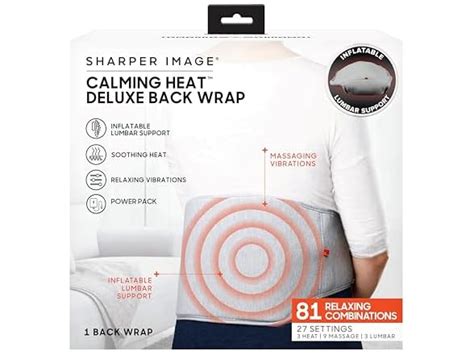Calming Heat Back Wrap Sharper Image