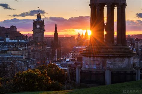 Calton Hill Sunset