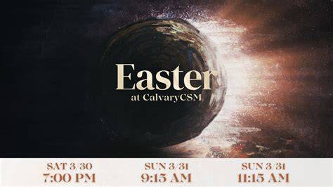 Calvary Chapel Easter Services