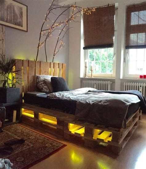 Cama De Pallet Com Led