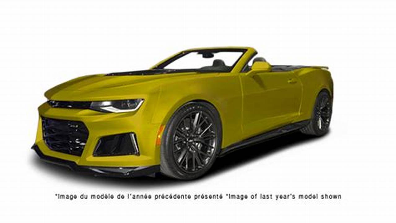 Camaro Zl1 Convertible 2025