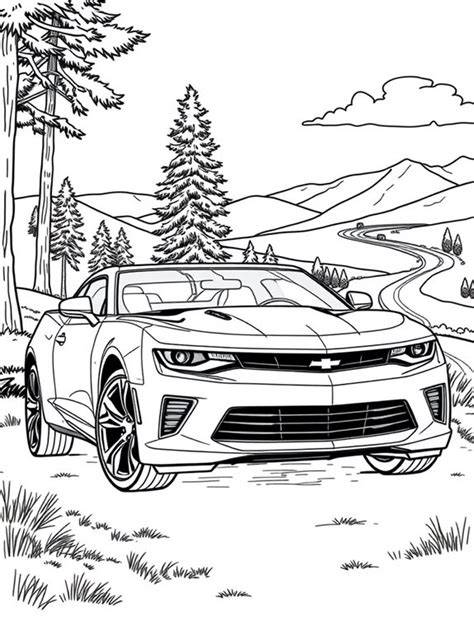 Camaro Coloring Page