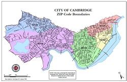Cambridge Postcode Area, District and Sector maps in Editable Format