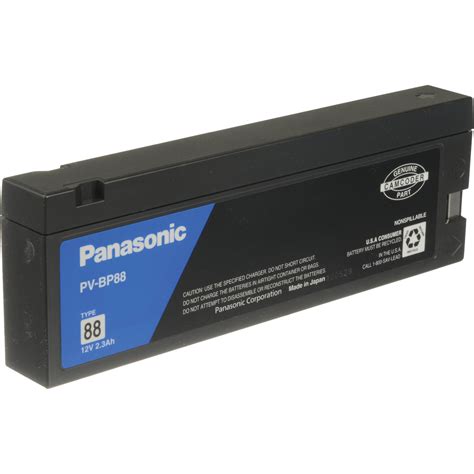 Panasonic PVBP88A/1H Camcorder Battery (12v, 2.3mAh)