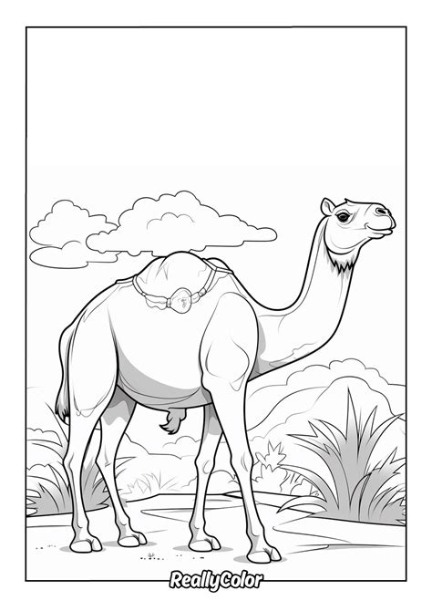 Camel Coloring Page
