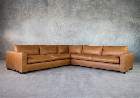 Camel Leather Sofa