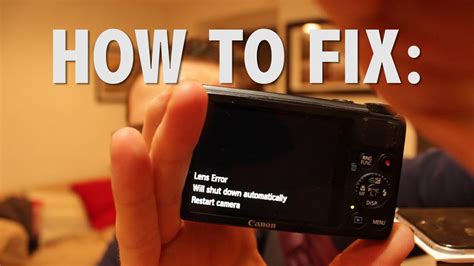 Cara Memperbaiki Kamera Digital Canon Lensa Error