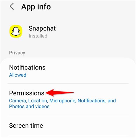 Camera Access for Snapchat