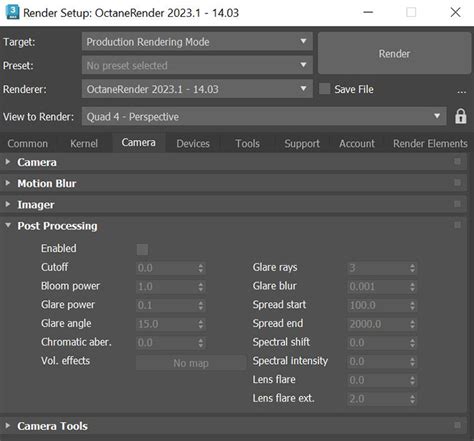 Camera settings &amp; post-processing