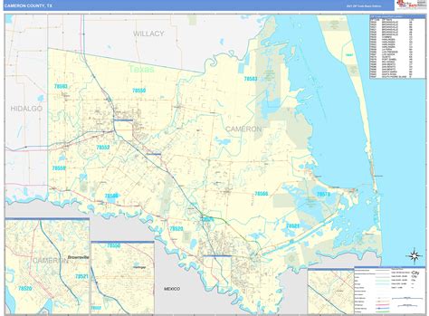 Cameron Zip Code Map, Texas Cameron County Zip Codes