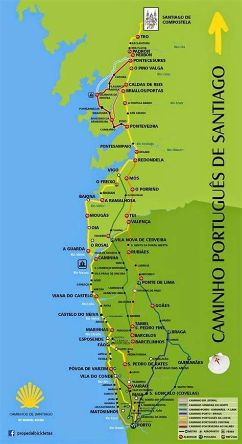 De Santiago Portugal Map