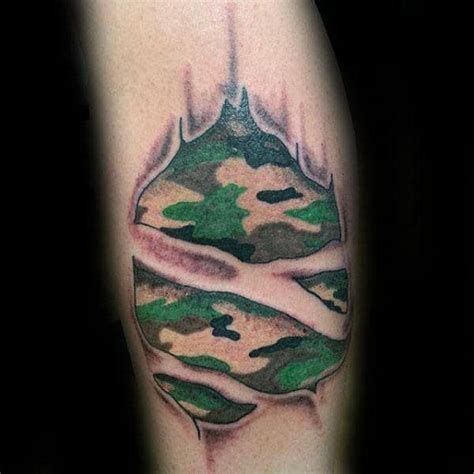 Camo Tattoo Designs, Ideas and Meaning Tattoos For You