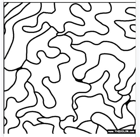 Camo Coloring Page