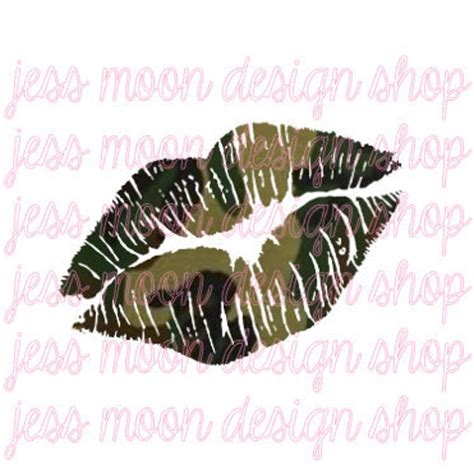 Download Camo Lips Sublimation Design For Silhouette