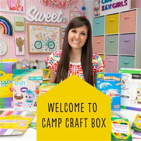 An image showing the contents of a typical camp craft box.