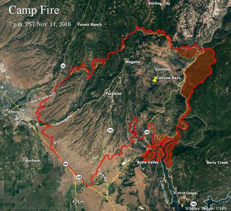 Camp Fire Now Deadliest in California (Maps, Photos) Redheaded Blackbelt