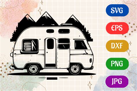 Download Camper Creativefabrica DXF Files