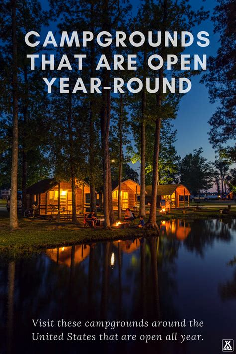 Campgrounds Open Year-Round in New Jersey