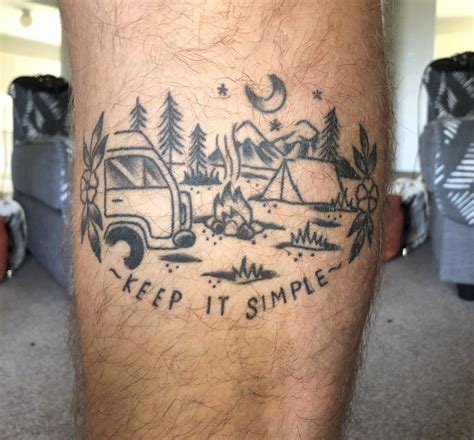 Camping Tattoo Ideas
