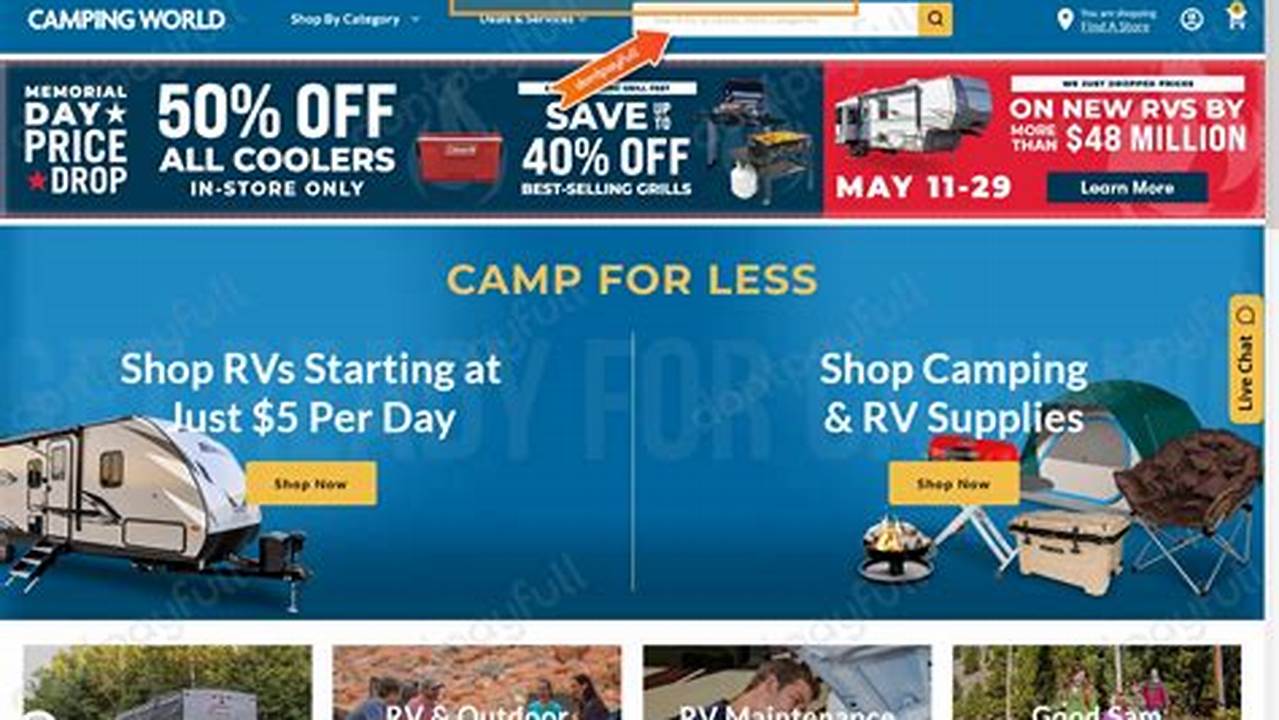 Camping World Promo Code 2024