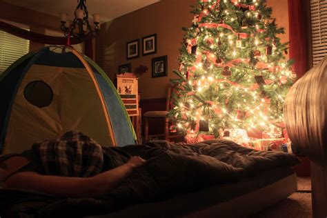 Camping Christmas Tree