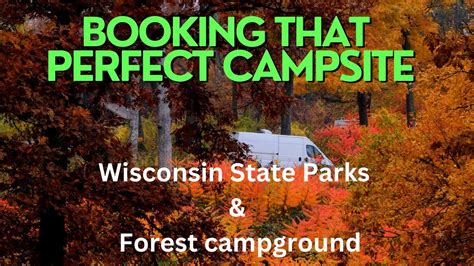 Discover the Wonders of the Great Outdoors: Secure Your Spot with Camping Reservations in Wisconsin!