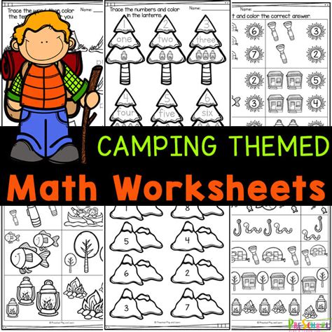 Camping Theme Math Activities for Different Ages