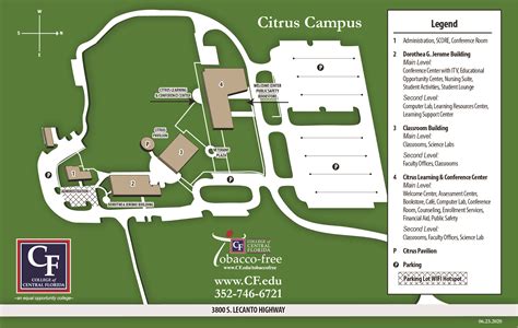 College of Central Florida Citrus Campus Map