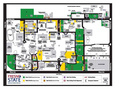 Campus Map Of Fresno State