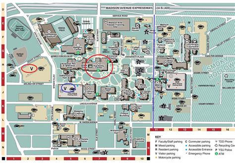 Map Of Ysu