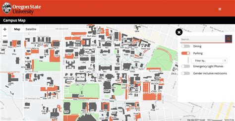 Campus Map Oregon State University Visitors Guide