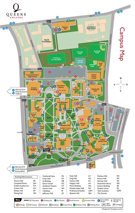 31 Queens College Campus Map Maps Database Source