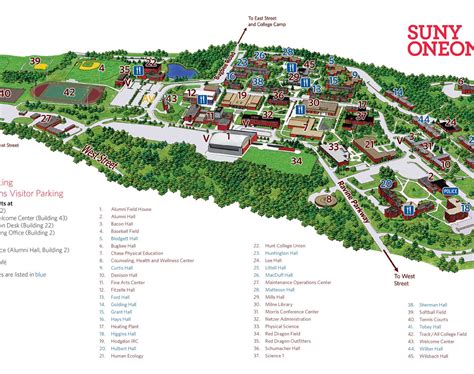 Everything Oneonta Campus Maps Everything Oneonta