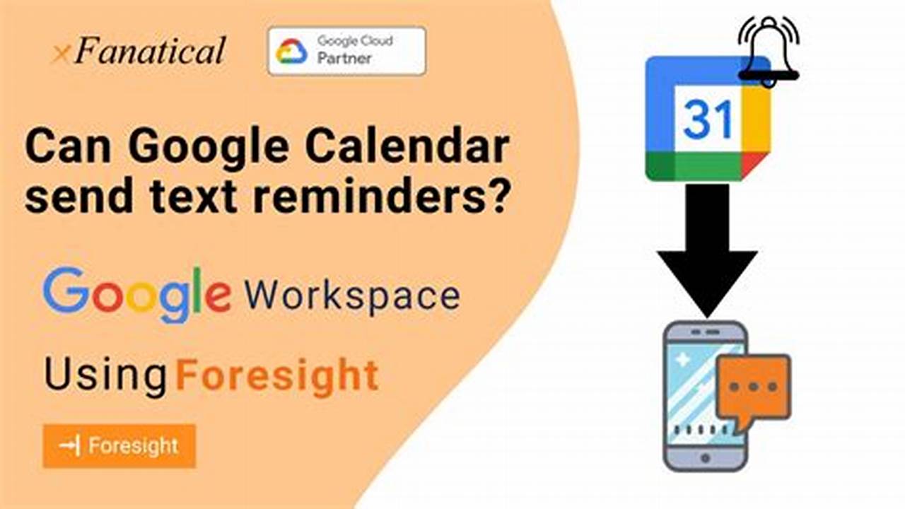 Can Google Calendar Text Reminders