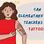 Can Teachers Have Tattoos