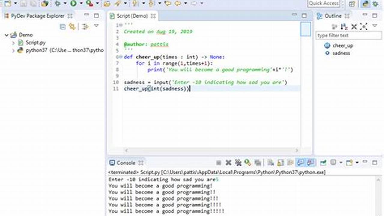 Can We Run Python Code In Eclipse