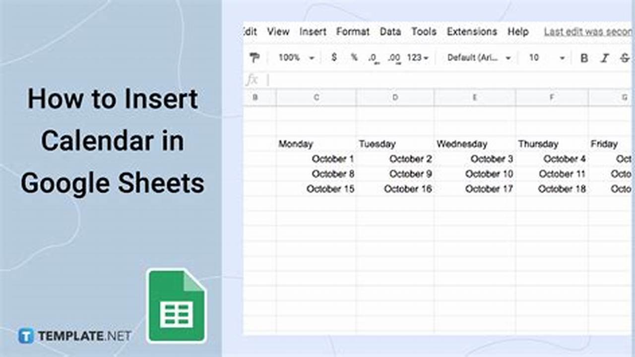 Can You Add A Calendar To Google Docs