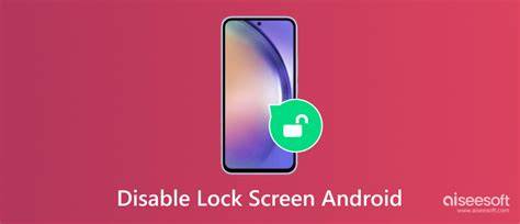 Why Android won't let you disable the lock screen