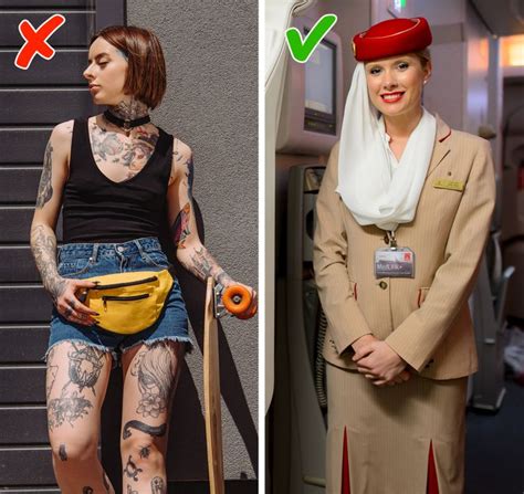 CAN FLIGHT ATTENDANTS HAVE TATTOOS AND PASS INTERVIEW