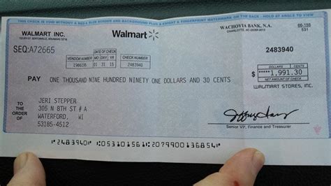 Can I Cash A Check At Walmart